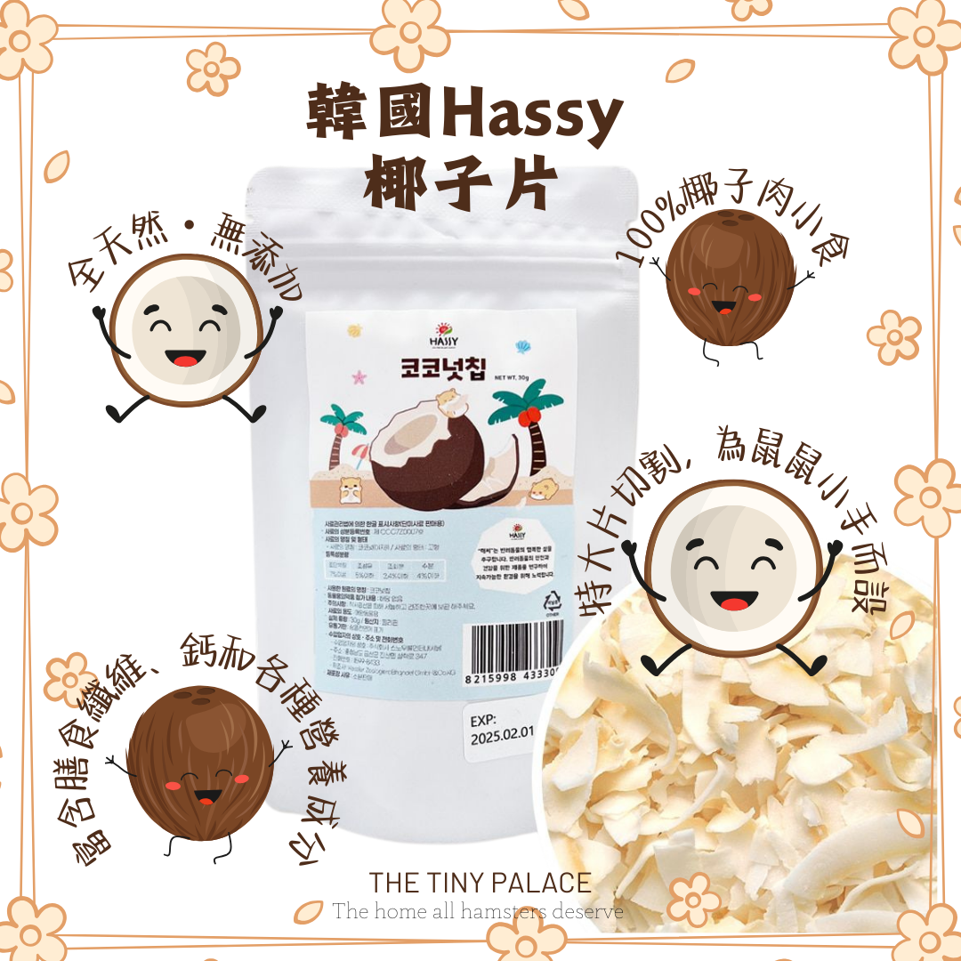 韓國HASSY|天然椰子片
